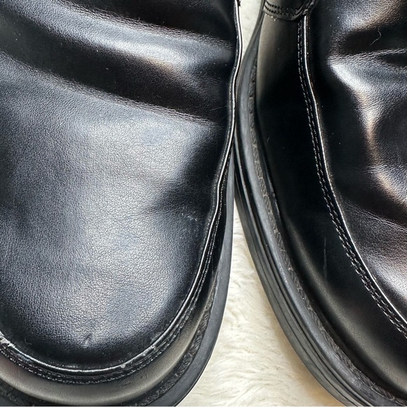 Protocol Slip-On Loafers with Rounded Toe and Durable Sole Black Size 12 - Picture 2 of 16